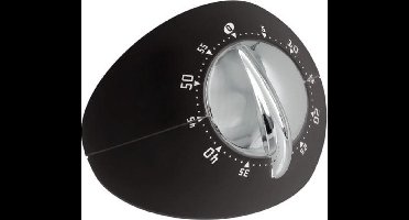 Metaltex Kookwekker Sinatra Design Rvs Zwart/chroom