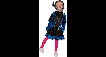 Pietenjurkje met petticoat blauw (mt 140)