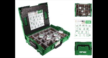 SPAX® Montagekoffer - 2930-delige Schroevenset - Senkkop met Kruiskop Z - YELLOX