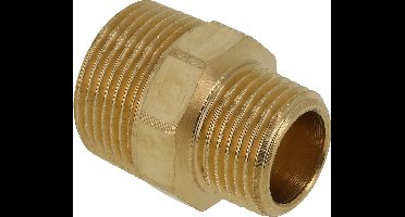 Bonfix Conische draadfitting Verloopnippel 1/2 x 3/8 - 2 x conische buitendraad