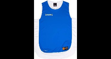 Spalding Hustle Basketbalshirt Heren - Royal / Wit | Maat: XXL