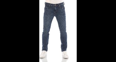 Mustang Heren Jeans Broeken Vegas slim Fit Blauw Volwassenen Denim Jeansbroek