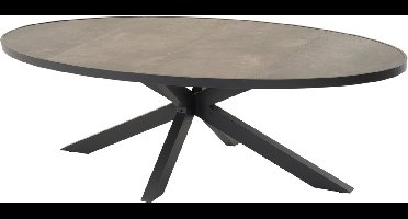 Outdoor Living - Tafel Murcia Zwart ovaal 242x117cm