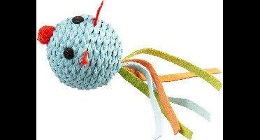 Duvoplus - Speelgoed Voor Dieren - Kat - Jolly Blauwe Bolmuis 13x4,5x5cm Blauw - 1st