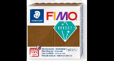 FIMO effect ovenhardende boetseerklei standaard blokje 57 g - metallic antiek brons