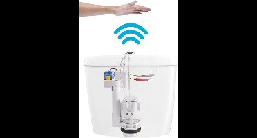Go by Van Marcke infrarood sensor gestuurde spoelknop voor in duoblokreservoir spoeling 3/6 liter chroom