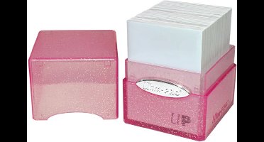Ultra Pro Satin Cube Glitter Pink Deck Box