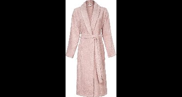 Linden&Green - Unisex Badjas - 100% Turkse Katoen Badjas - S - Rose - Katoen badstof - Sjaalkraag - Badjas dames - Ochtendjas