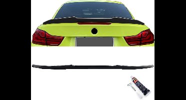 Geschikt voor Bmw 4 Serie F33 Cabriolet Achterklep Ducktale Extention Lip Styling Spoiler Hoogglans Zwart
