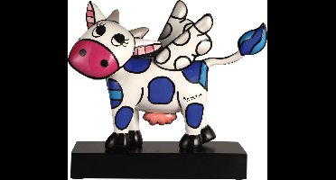 Goebel - Romero Britto | Decoratief beeld / figuur Flying Cow 37 | Porselein - 37cm - Limited Edition