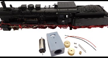 micromotor HR016F motor ombouwset voor Roco DB DR DRG BR 57, KPEV G10, ÖBB Rh 657, u.a.