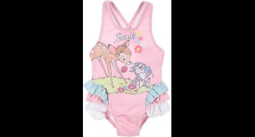 Disney Badpak / Zwempak - Bambi en Stampertje - Roze - Maat 92/98 (tot 36 maanden)