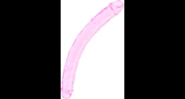 N11949 – Power Escorts Double Dildo Jelly Roze – 30 cm