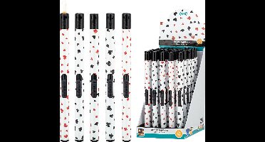 25x Gasaanstekers - Poker print - keuken aanstekers - navulbaar - TOM®