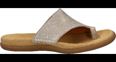 Gabor dames teenslipper - Goud - Maat 41