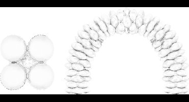 Folieballonnen Ballonnenboog Wit Rond (10st)