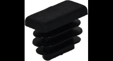 Insteekdop 20x10x1-2 mm zwart