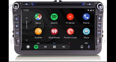 Carplay autoradio voor Skoda Octavia Fabia Rapid Yeti Superb Roomster | 2006 t/m 2017 | Android 12 | Draadloos Apple Carplay & Android auto | 4GB + 64GB | 8-Core processor | Cartronix | 2025 model | Bluetooth & Wifi