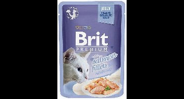Kattenvoer Brit Premium Kip Zalm Kalfsvlees 12 x 85 g