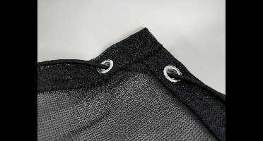 Fijnmazig aanhangernet 2500x1400mm PE, 220gr/m2 zwart