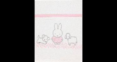 Briljant Baby - Wieglaken Nijntje - Grasss Roze - 75x100