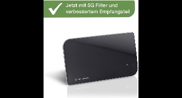 Oehlbach Scope Vision 5G DVB-T2 Actieve DVB-T/T2 platte antenne Binnen Zwart