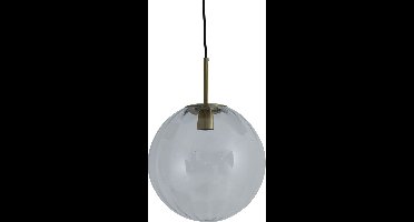 Light & Living Hanglamp Magdala - Smoke Glas - Ø40cm - Modern - Hanglampen Eetkamer, Slaapkamer, Woonkamer