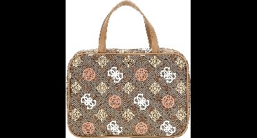 Guess Travel Case Dames Beautycase - Brown Multi - One Size