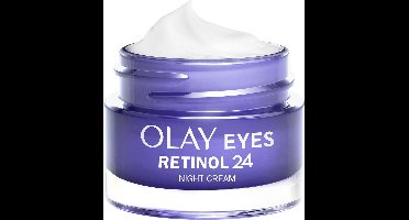 Olay Retinol 24 Nacht Oogcrème - Parfumvrij - Anti-Veroudering Verzorging voor Donkere Kringen - 15 ml