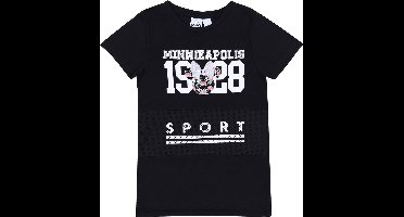 Zwart Minnie Mouse T-shirt/t-shirt DISNEY