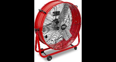 Mobiele kantelbare industriële ventilator - krachtige luchtcirculator Ø600 mm 230W 230V MW Tools MV600L