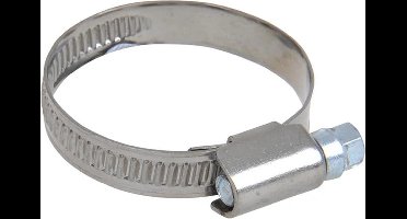 Seilflechter Slangklem - RVS AISI 316 - Corrosiebestendig - 25-40 mm - Zilver