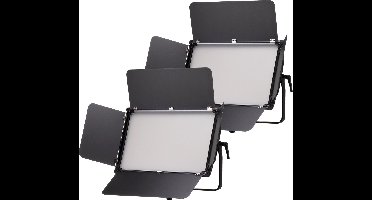 Bresser Studiolamp - Set van 2 - BR-S150B PRO - Lichtintensiteit Variabel Instelbaar