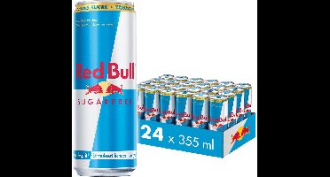 Red Bull - Sugarfree Energy Drink - Koolzuurhoudende Energiedrank - 24 x 35,5 cl - Voordeelverpakking
