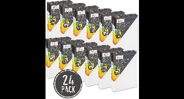 Nassau Fine Art 24-delige schildersdoeken set - formaat 13x18 cm - geschikt voor acryl-, olie- en aquarelverf - hoogwaardige kwaliteit canvas - perfect voor kleine schilderijen - goede prijs-kwaliteitverhouding