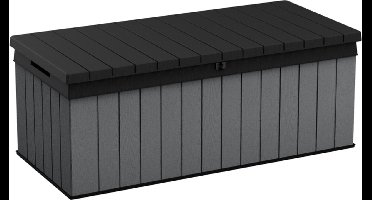 Keter Darwin Opbergbox - 380L - 142,5x65,5x54,5cm - Grijs