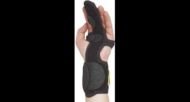 Basko Vission Single Finger Splint - S - Universeel - Zwart