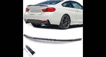 Achterklep Spoiler voor Bmw M4 F82 Coupe glans Zwart Performance Look