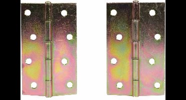 Scharnier 4'' - Scharnieren 2 stuks- deur Scharnier set - Benson