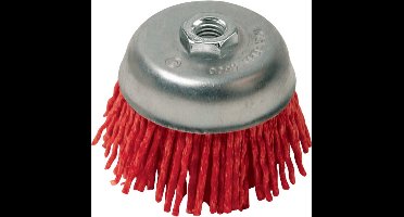 Silverline Nylon schuurkomborstel - grof - Ø 100 mm - M14 aansluiting - vonkt niet