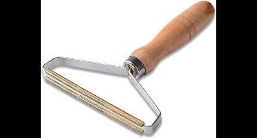 Benson Handmatige dierenhaarverwijderaar - hout - 17,5 x 13,5 cm - milieuvriendelijk