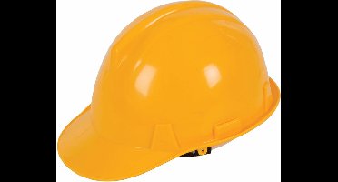 Silverline Veiligheidshelm - Verstelbaar Harnas - Geel - Lichtgewicht - EN397