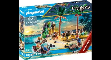 PLAYMOBIL Pirates Piratenschateiland met skelet - 70962