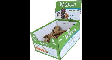 Whimzees antler, large in displaydoos (doos bevat 22 stuks)