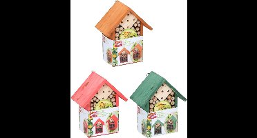Lifetime Garden - Insectenhotel - Hout - Insecten - 16 x 9 x 19 cm - 1 Stuks