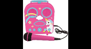 Lexibook Unicorn Karaokemicrofoon - Bluetooth karaokeset voor kinderen - Roze