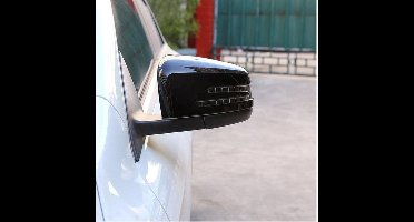 Mercedes A klasse W176 CLA C117 Amg A45 180 200 250 W204 Glans Zwart Spiegel Spiegelkappen Spiegelkap Kap