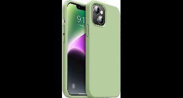 Siliconen Hoesje Geschikt voor Apple iPhone 14 | Flexibel | Dun | Zacht | Back Cover Groen