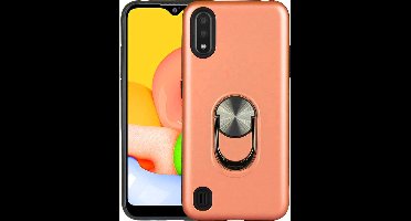 Hoesje Geschikt Voor Samsung Galaxy A10 hoesje Shockproof Armor case - back cover – TPU – Licht Roze