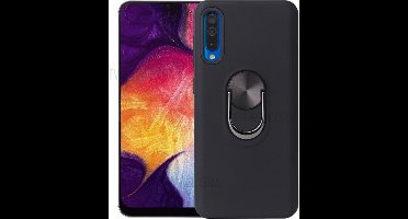 Hoesje Geschikt Voor Samsung Galaxy A30S hoesje Shockproof Armor case - back cover – TPU – Zwart